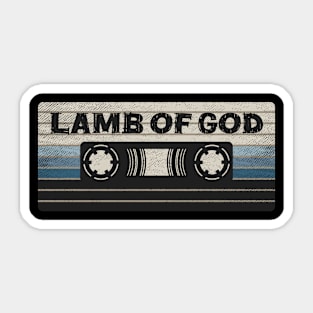 Lamb of God Mix Tape Sticker